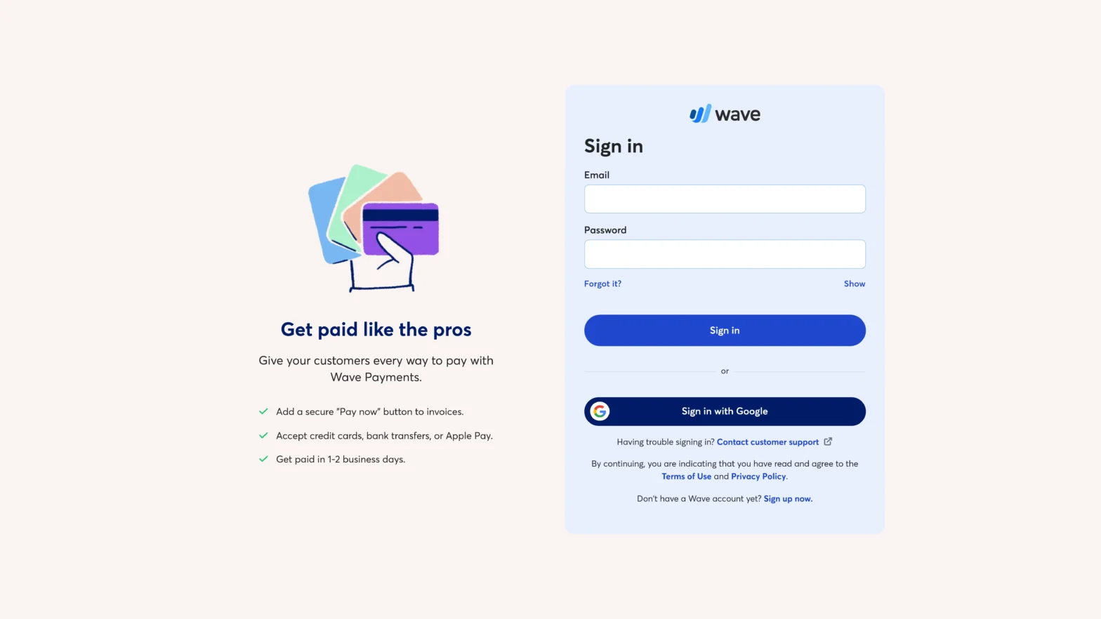 Login Webscreen UI Design from Waveapps Free WebP Download